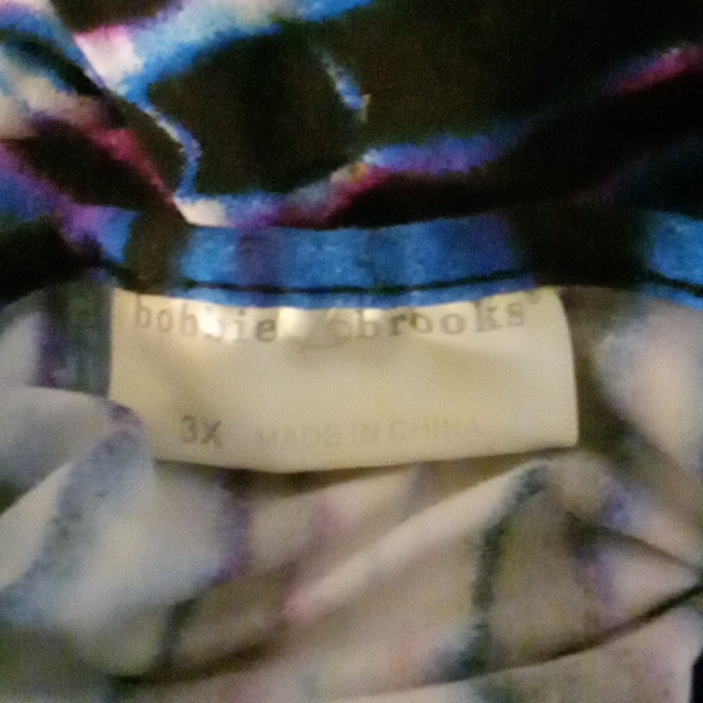 Bobbie Brooks Multicolor Tie-Dye Midi Dress - Picture 4 of 4